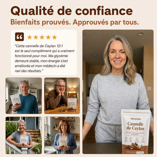 Cannelle de Ceylan 7200mg + Huile MCT